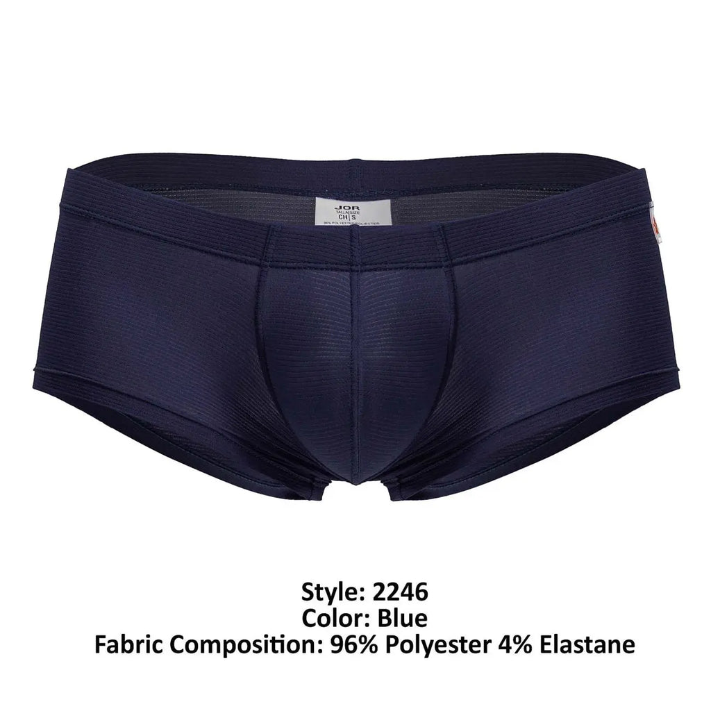 JOR Men's Underwear 2246 Cosmo Trunks Color Blue