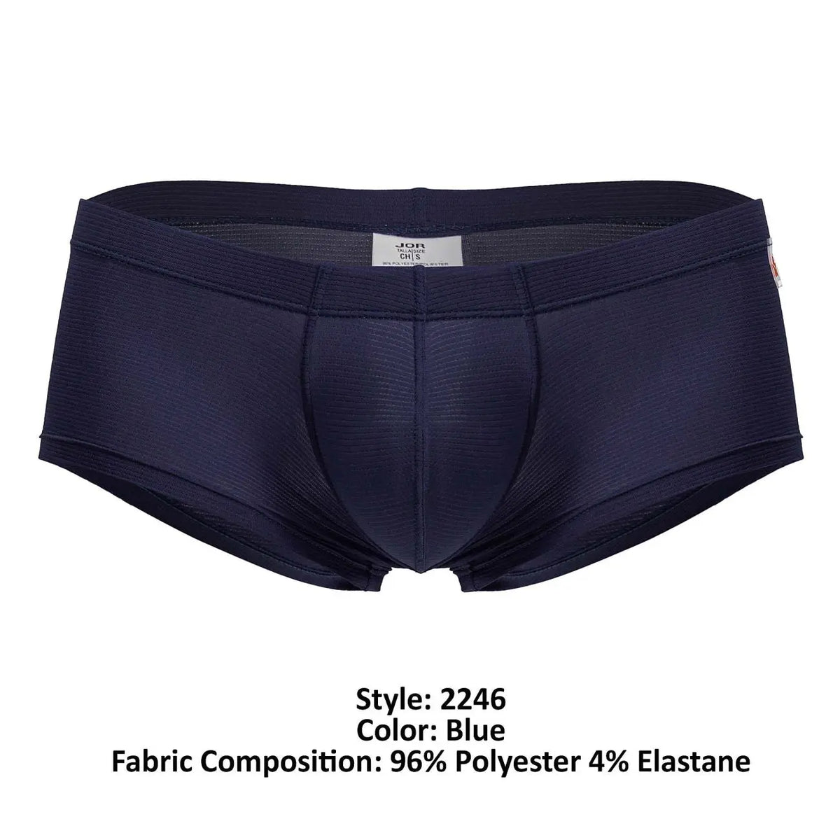 JOR Men's Underwear 2246 Cosmo Trunks Color Blue