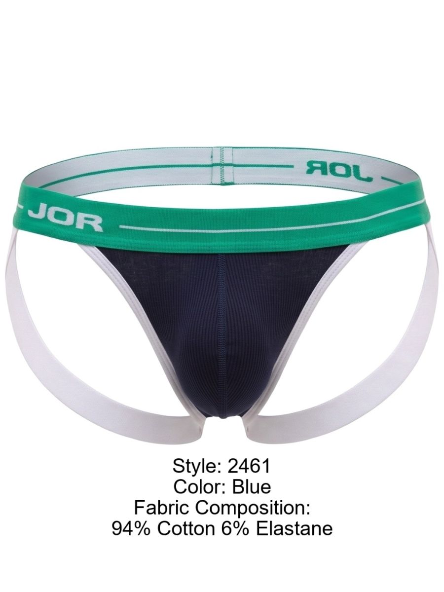 JOR 2461 남성 속옷 러쉬 조크스트랩 색상 블루