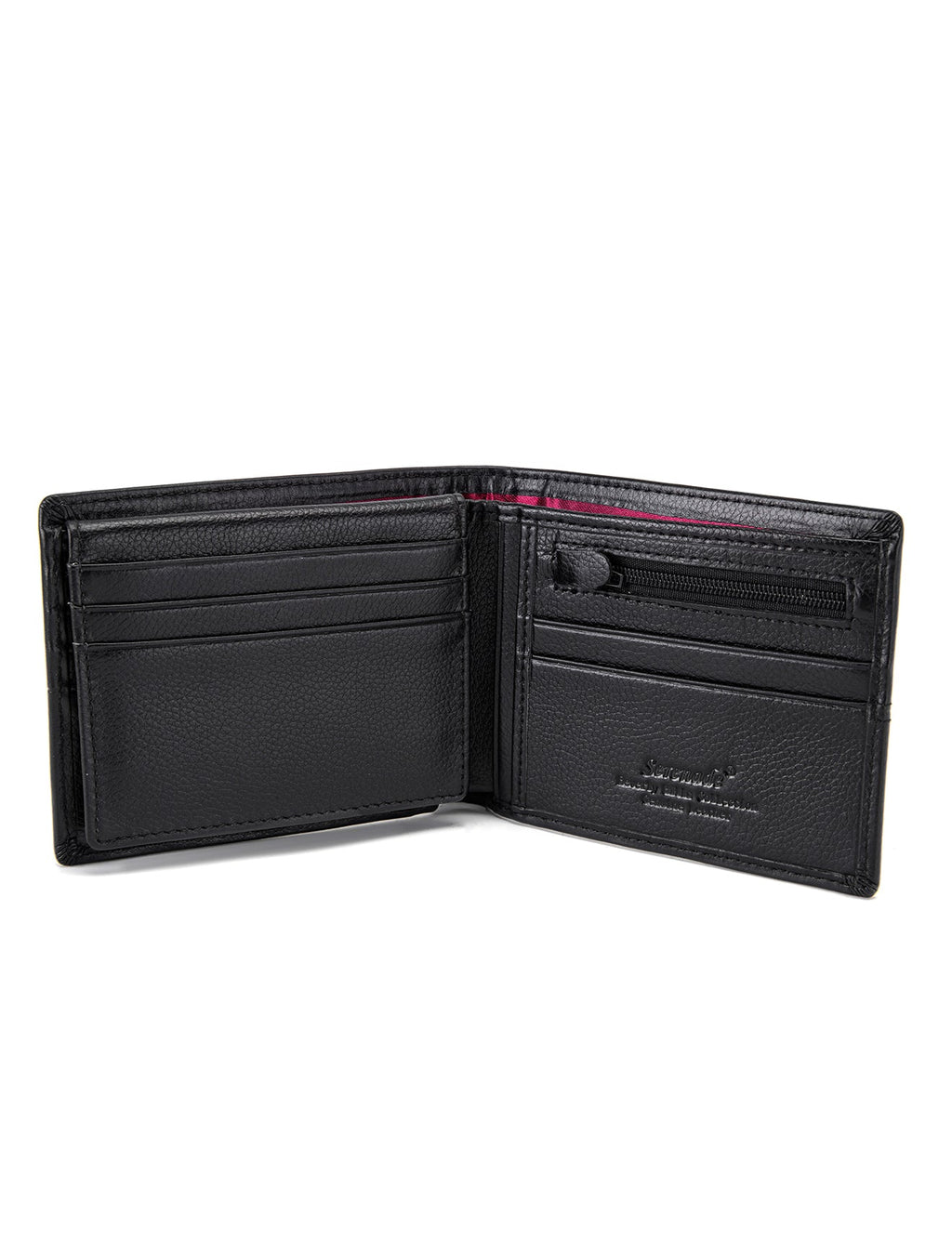 CAESAR MEN'S BILLFOLD LEATHER WALLET WITH RFID- MW1-101B