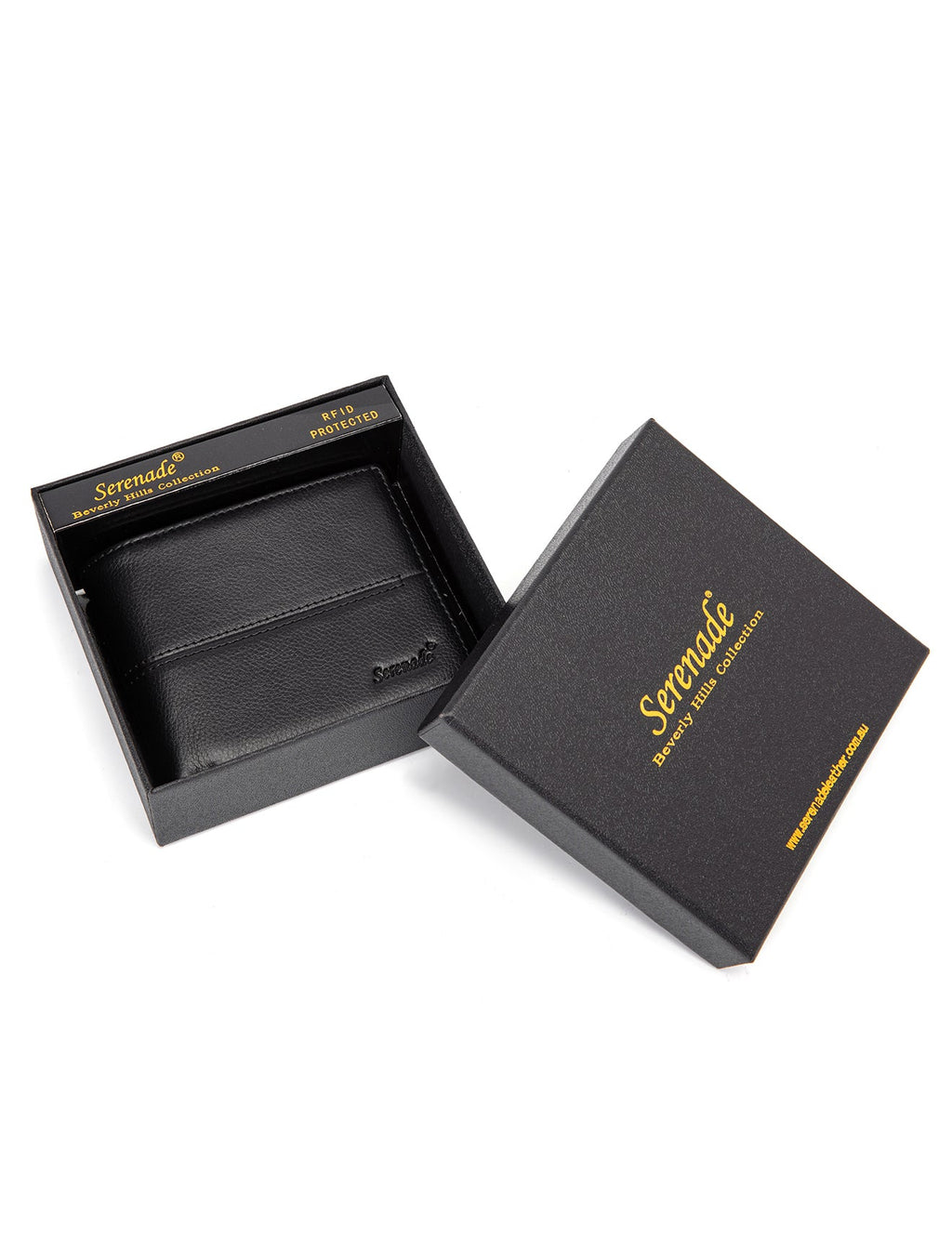 CAESAR MEN'S BILLFOLD LEATHER WALLET WITH RFID- MW1-101B
