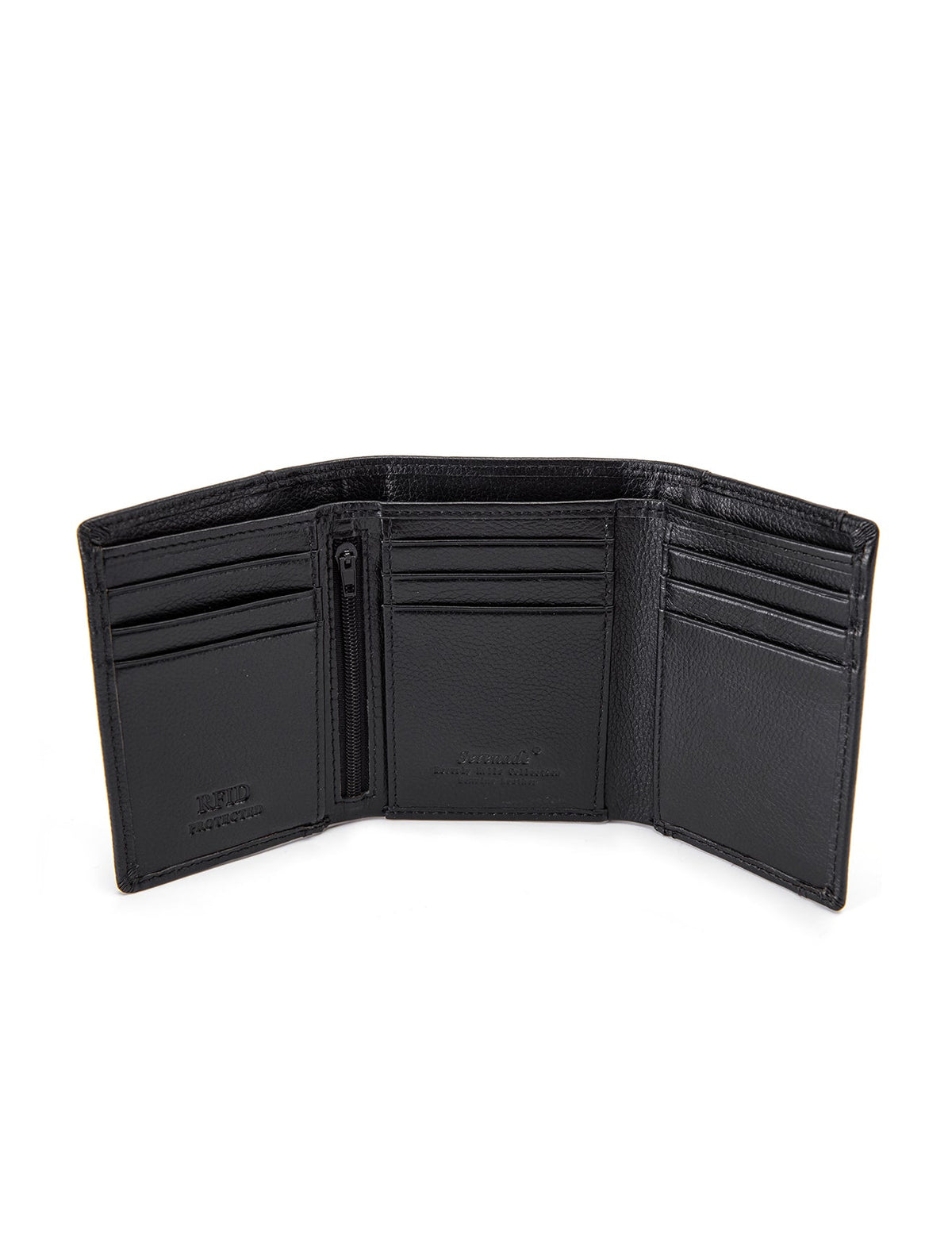 CAESAR MEN'S LEATHER TRIFOLD WALLET WITH RFID- MW1-103B