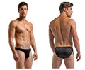 Magic Silk Men's Underwear 6606 Silk Briefs Color Black