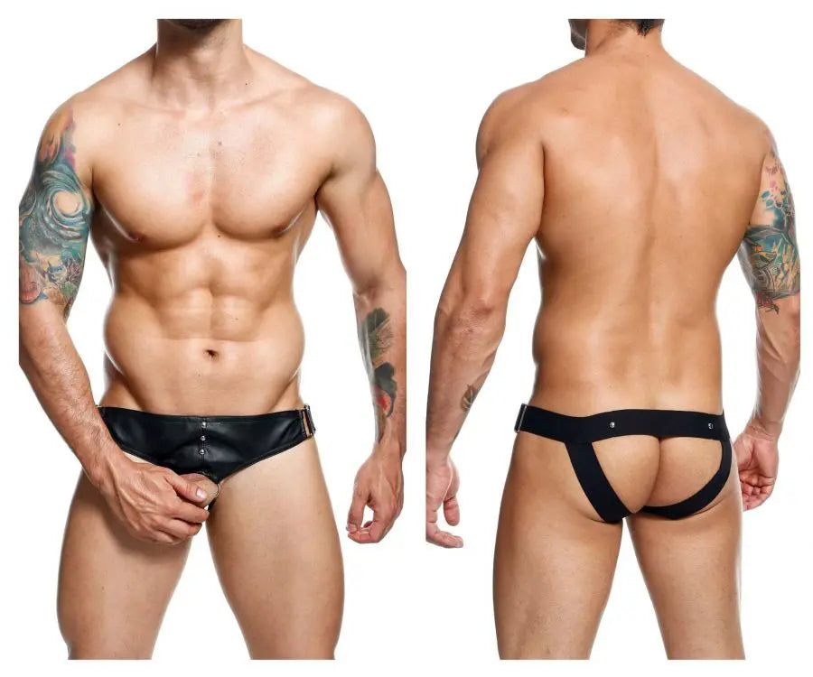 MaleBasics メンズ下着 DMBL01 DNGEON コックリングジョックストラップ ブラック