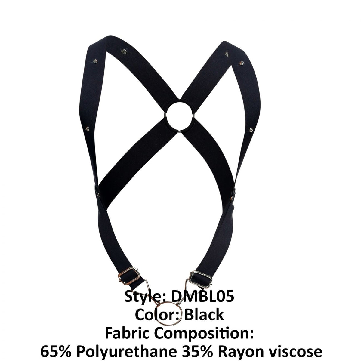 MaleBasics メンズアンダーウェア DMBL05 DNGEON クロスバックハーネス カラー：ブラック