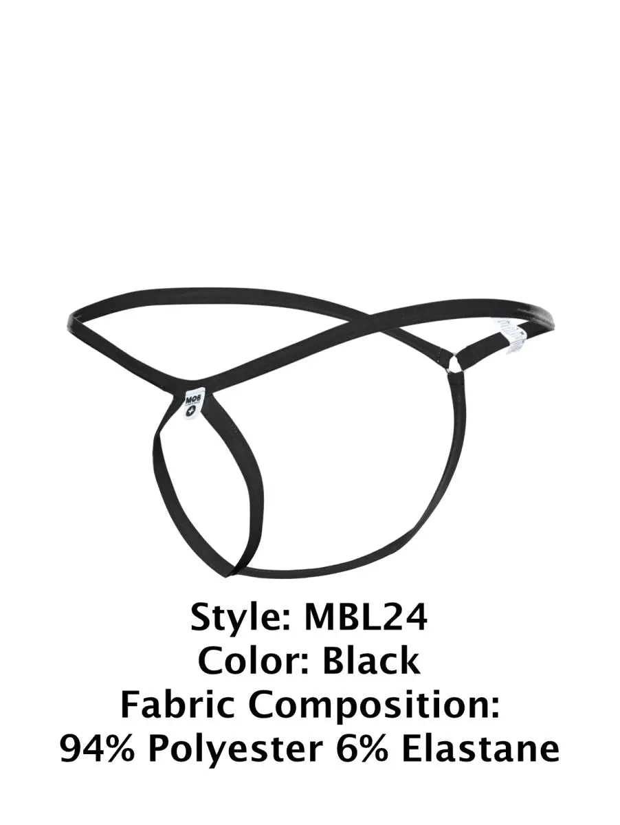MaleBasics 남성 속옷 MBL24 티어 드롭 티팬티 색상 블랙
