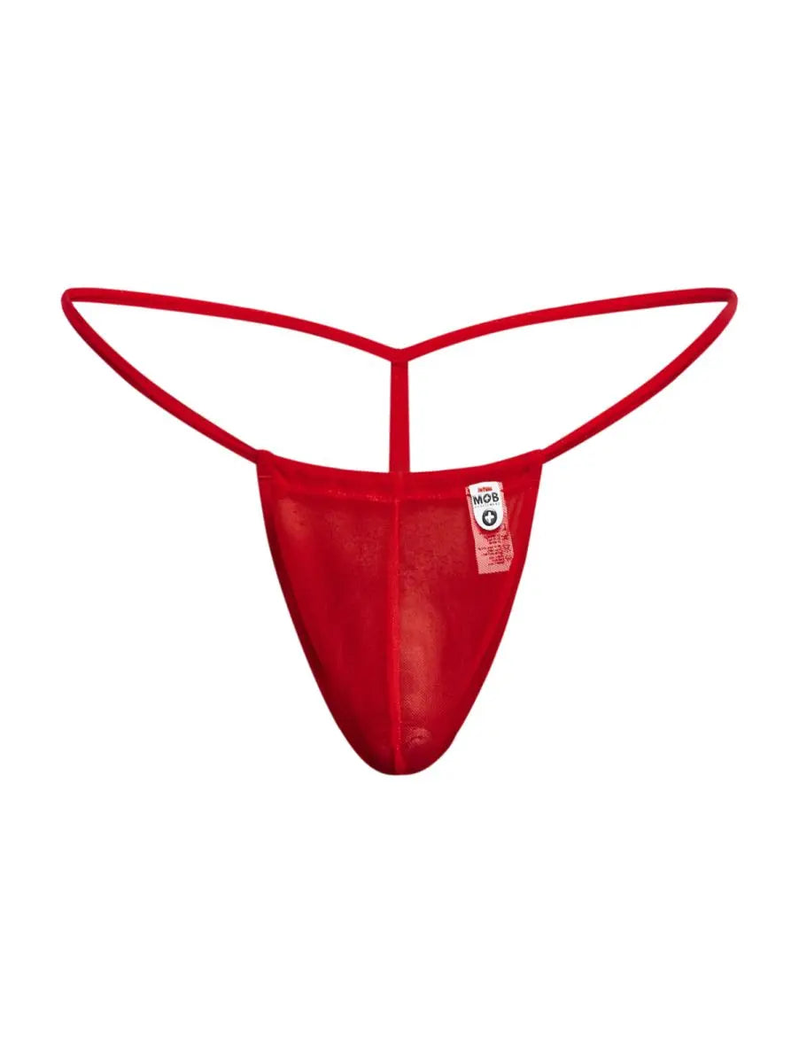 MaleBasics 남성 속옷 MBL59 메쉬 지스트링 색상 레드 메쉬