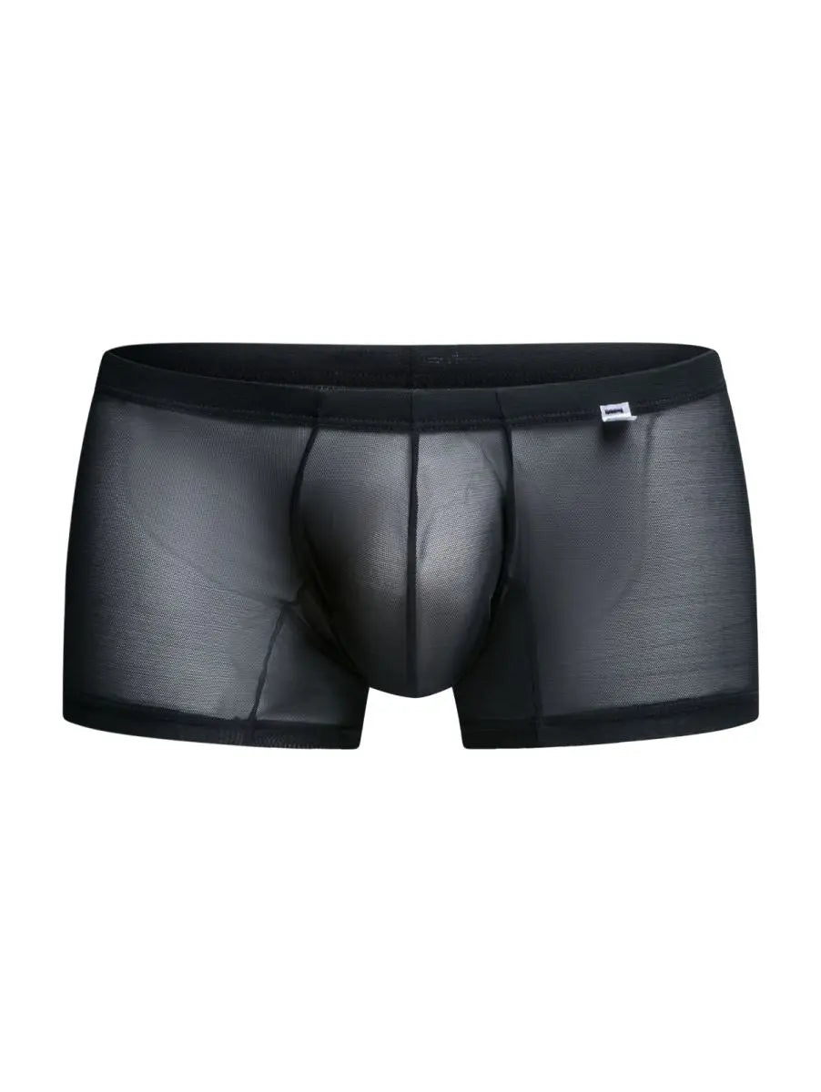 MaleBasics 남성 속옷 MBL78 레이스 트렁크 색상 블랙 메시