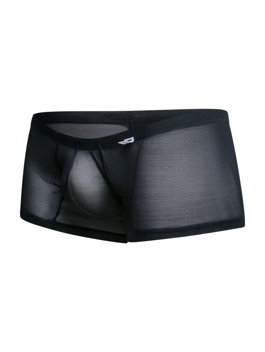 MaleBasics 남성 속옷 MBL78 레이스 트렁크 색상 블랙 메시