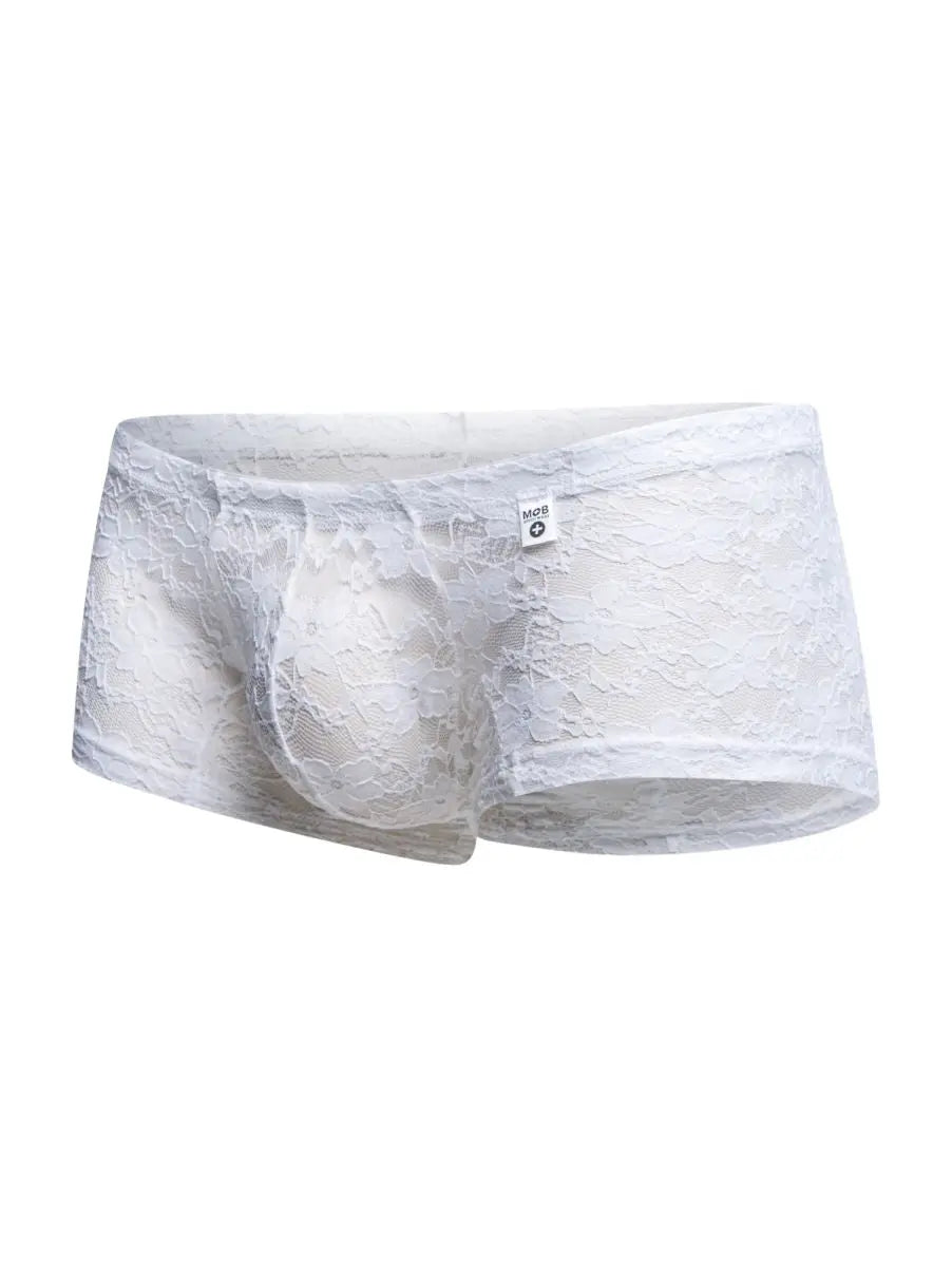 MaleBasics 남성 속옷 MBL78 레이스 트렁크 컬러 화이트 레이스