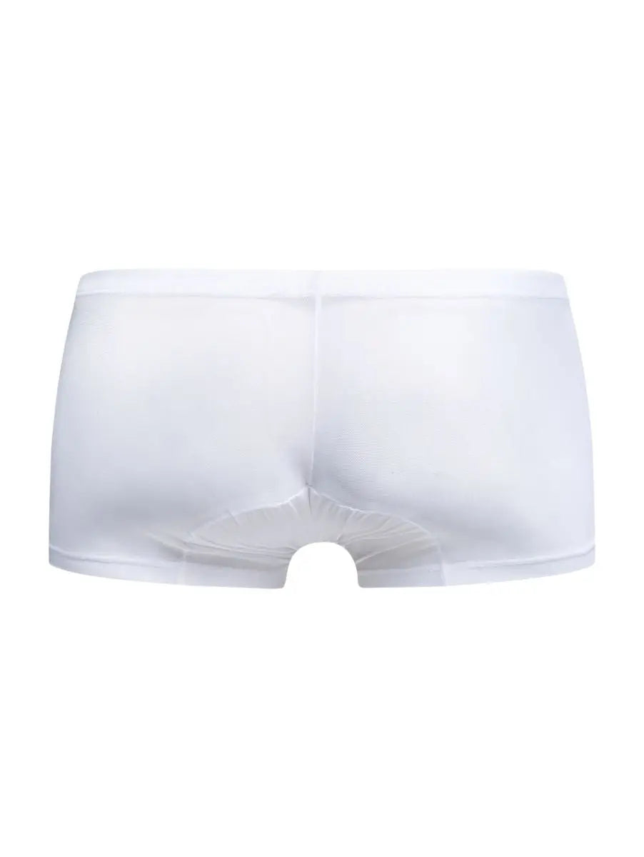 MaleBasics 남성 속옷 MBL78 레이스 트렁크 색상 화이트 메쉬