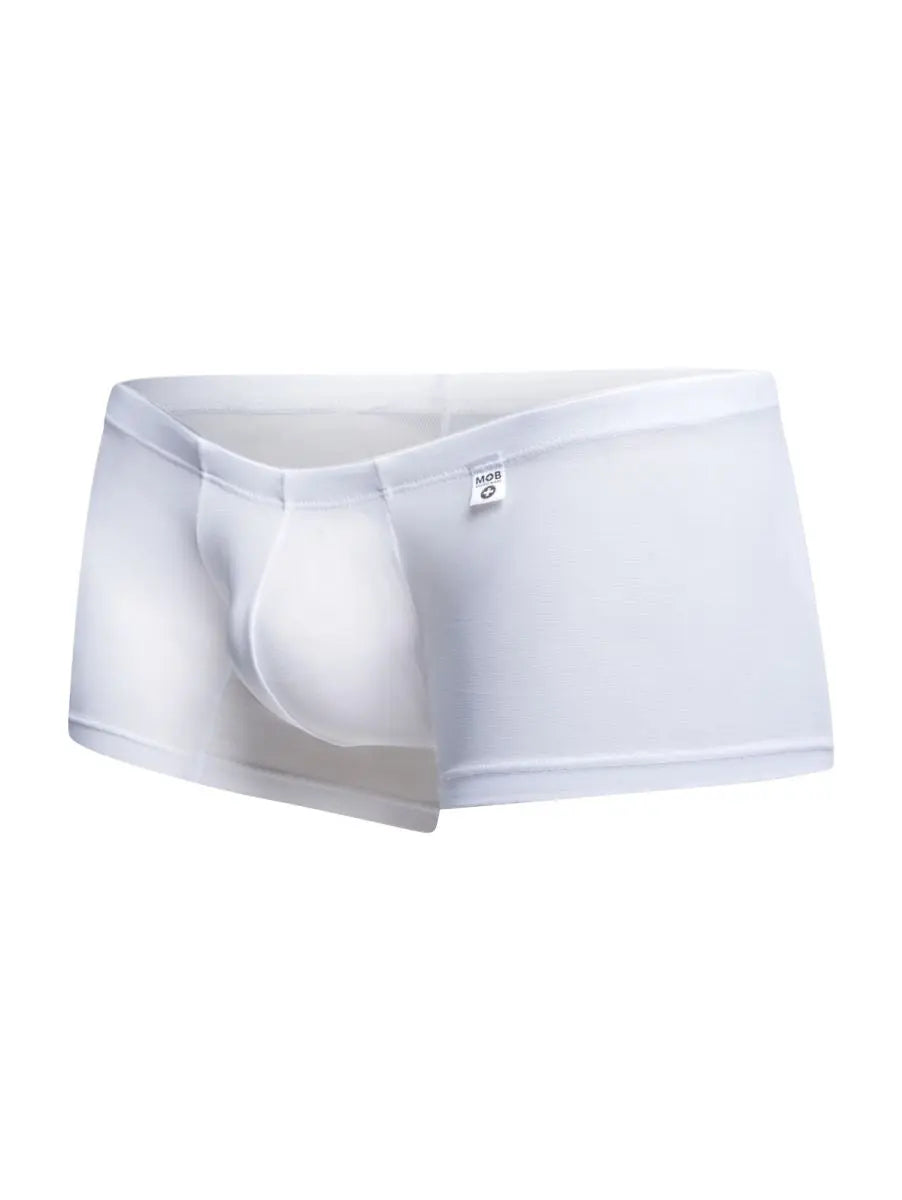 MaleBasics 남성 속옷 MBL78 레이스 트렁크 색상 화이트 메쉬