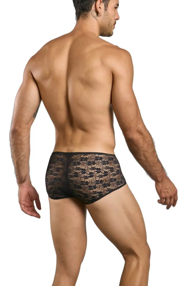MaleBasics 남성용 속옷 MBL83 루프 치키 트렁크 색상 블랙 레이스