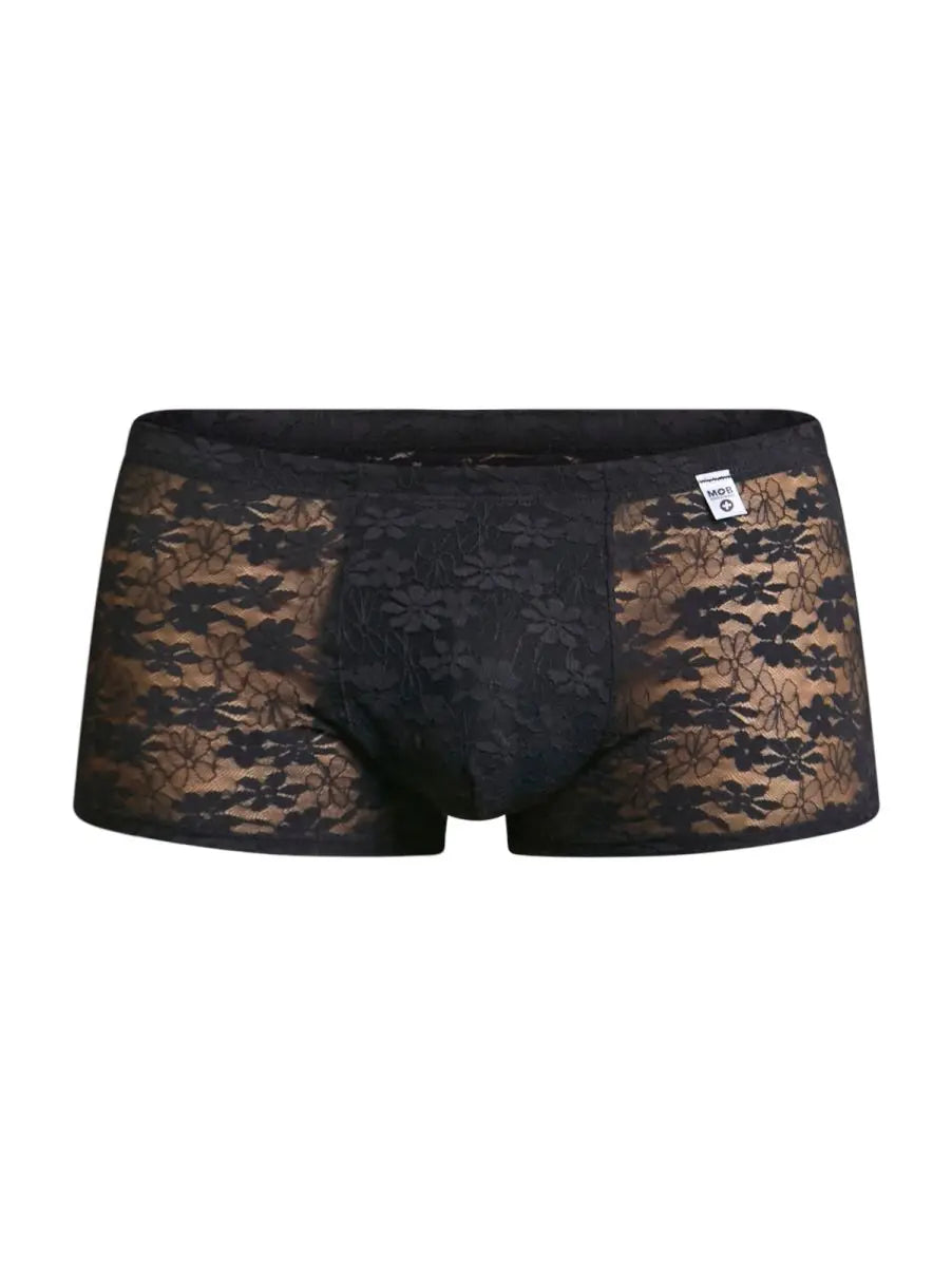 MaleBasics 남성 속옷 MBL84 클래식 파우치 트렁크 색상 블랙 레이스