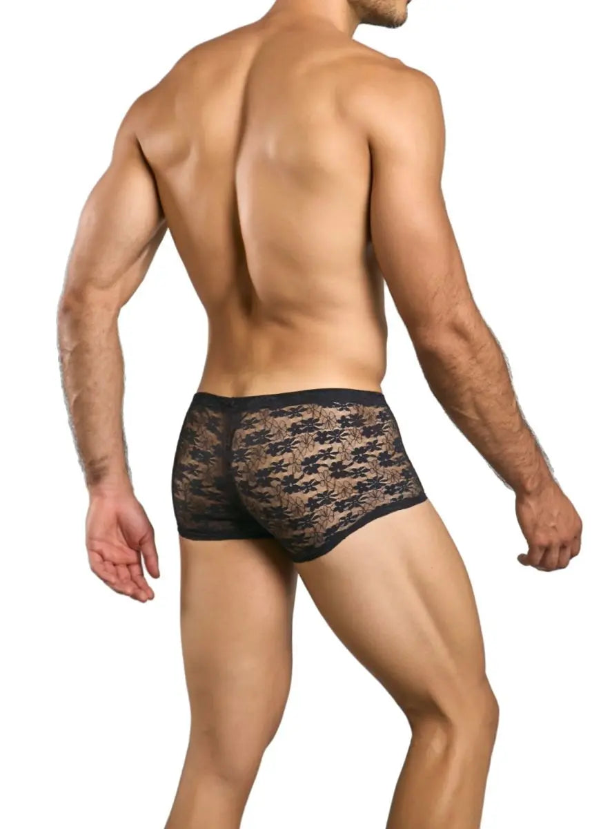 MaleBasics 남성 속옷 MBL84 클래식 파우치 트렁크 색상 블랙 레이스