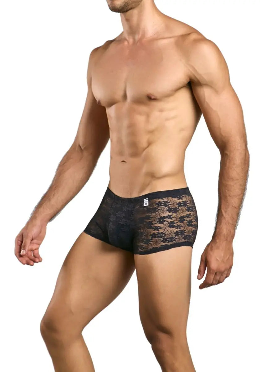 MaleBasics 남성 속옷 MBL84 클래식 파우치 트렁크 색상 블랙 레이스