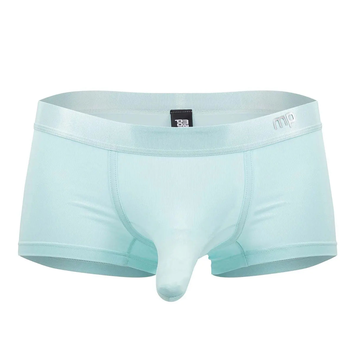 Male Power Men's Underwear 129-281 Easy Breezy Mini Short with Sleeve Color Aqua