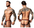 Male Power 349-299 Soo Cumfy Jock 색상 네이비-오렌지