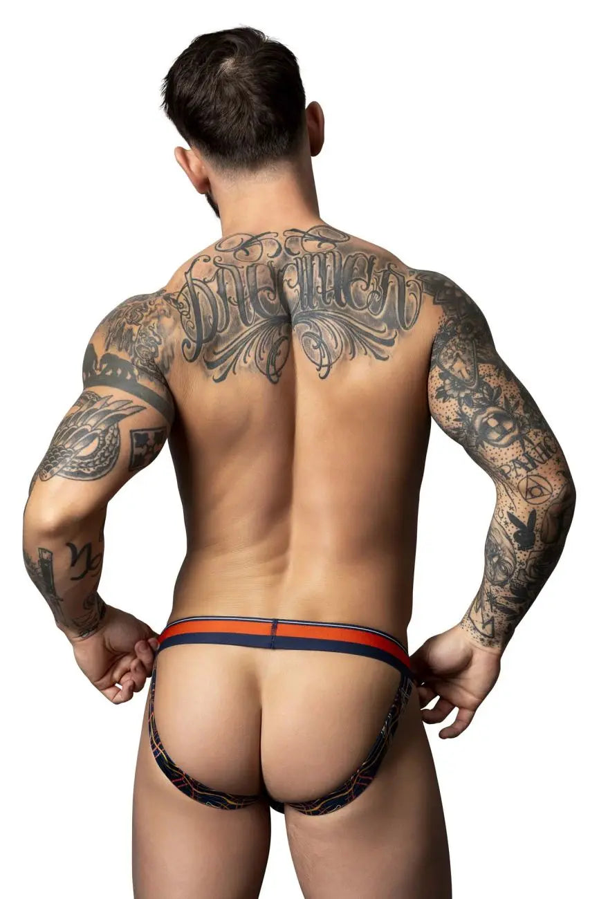 Male Power 349-299 Soo Cumfy Jock 색상 네이비-오렌지