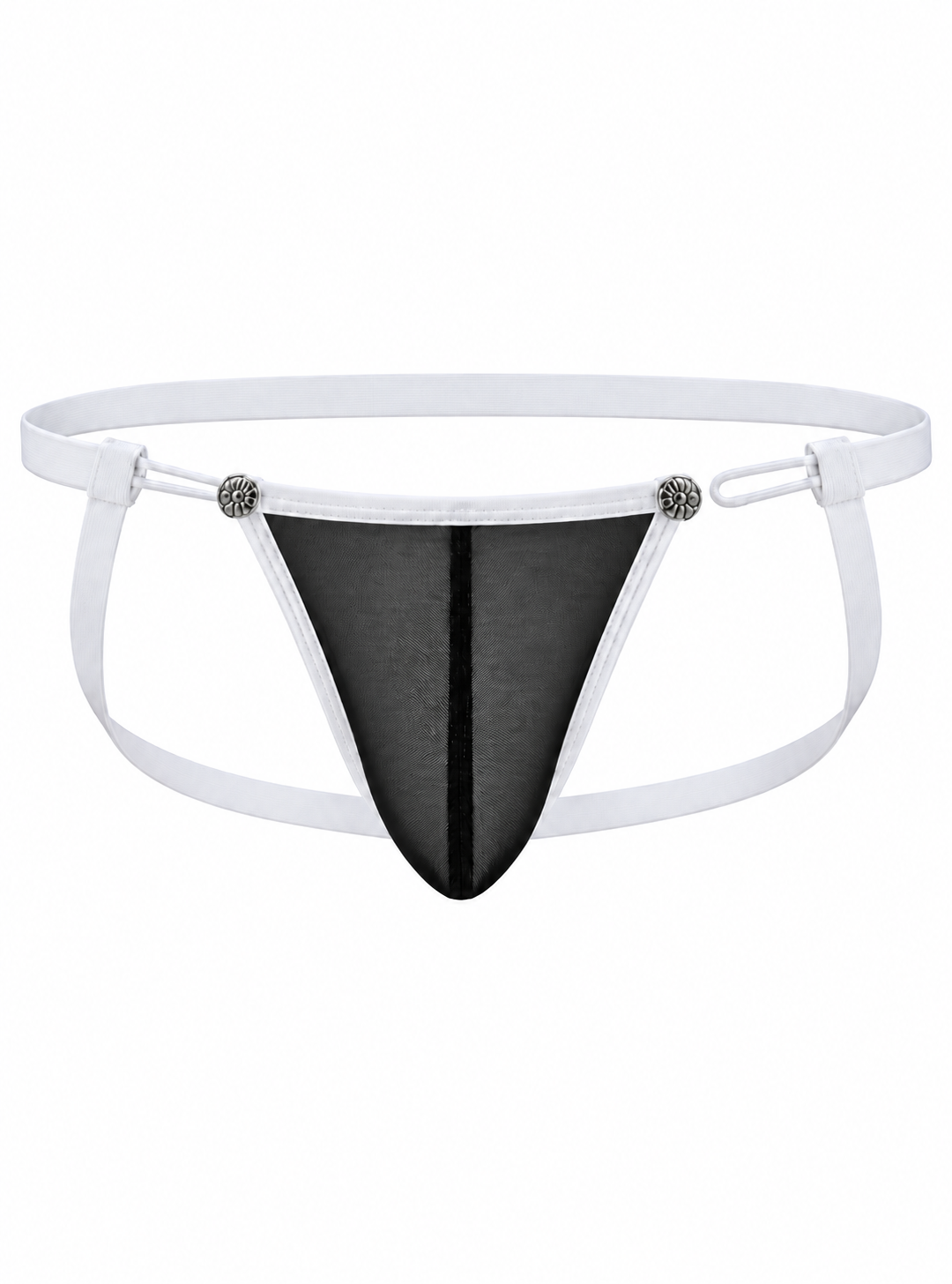 Undergear Men's Mesh Strap Jock BK- 790