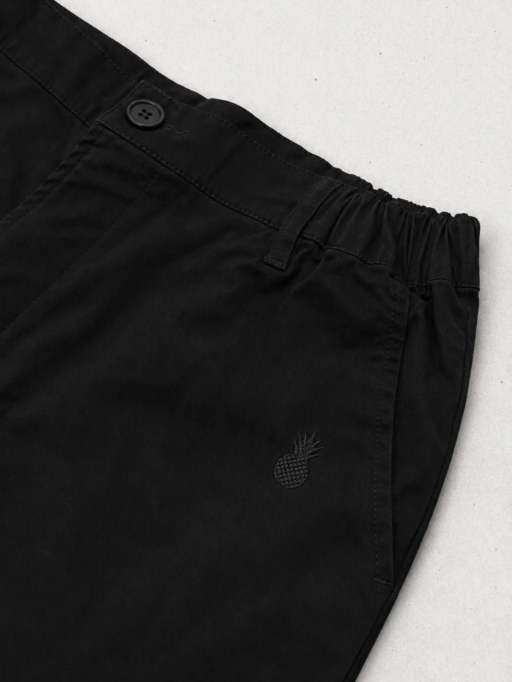 JJ Malibu Men's Muscle-fit Men's 2.5'' Stretchy Chino Shorts - Midnight Black
