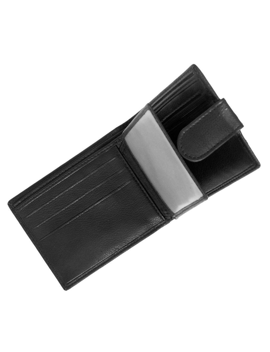 JULIUS MEN'S TAB ZIP COIN LEATHER WALLET- NBMW-1- NEW IN
