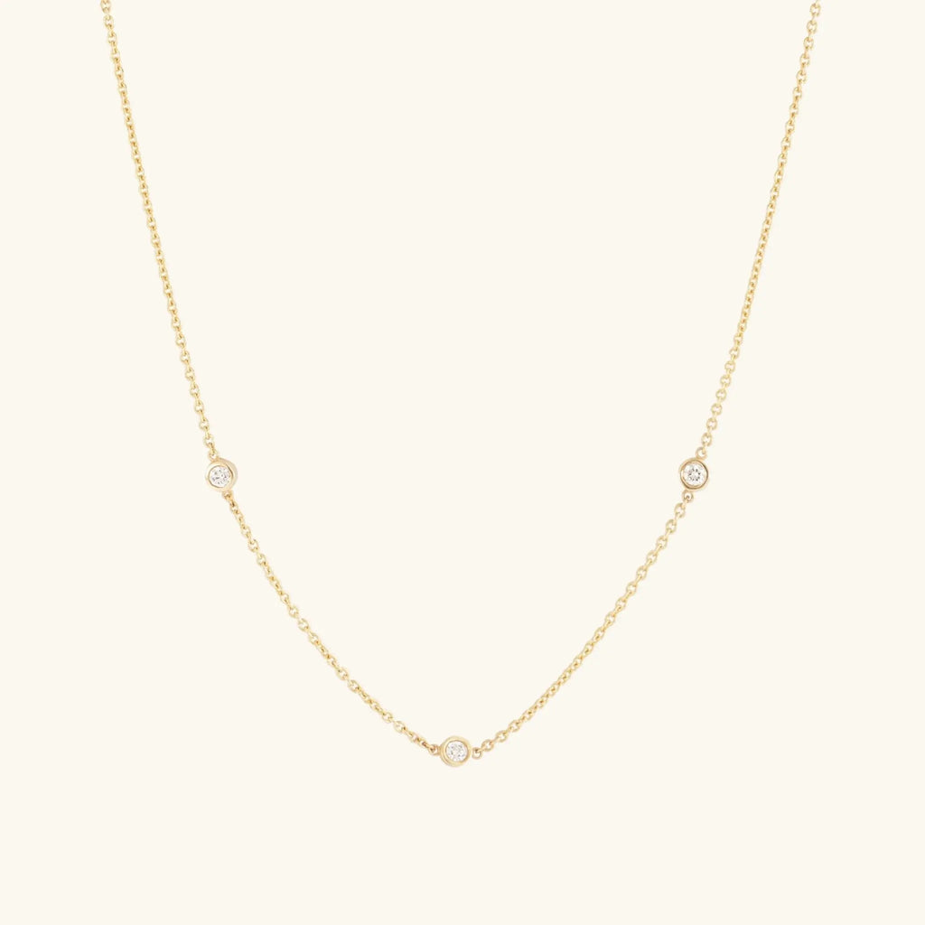 Satellite Necklace | 9ct Solid Gold