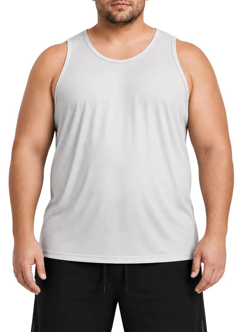 Players Men's Nylon Tricot Tank Top, Lightweight & Quick Dry