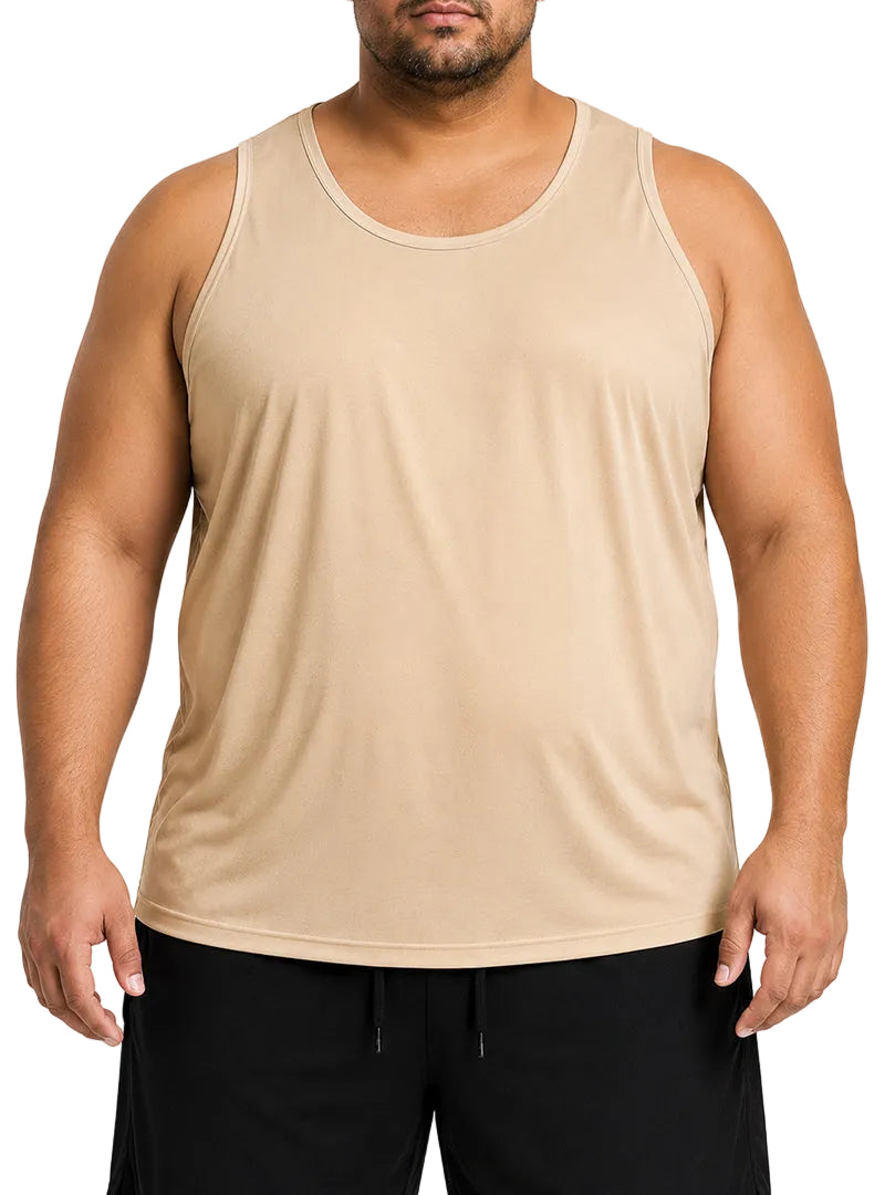 Players Men's Nylon Tricot Tank Top, Lightweight & Quick Dry