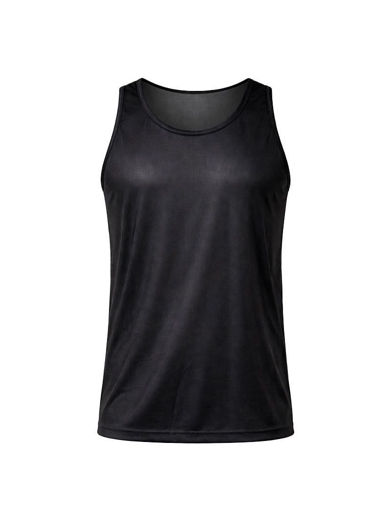 Players Men's Nylon Tricot Tank Top, Lightweight & Quick Dry