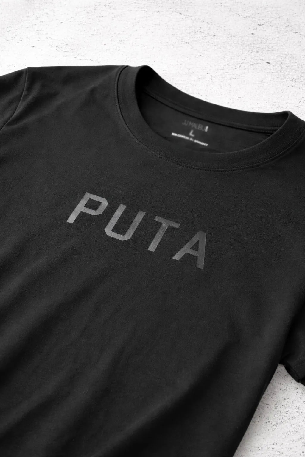 JJ Malibu Men's Oversized Relaxed Crop Top - Puta