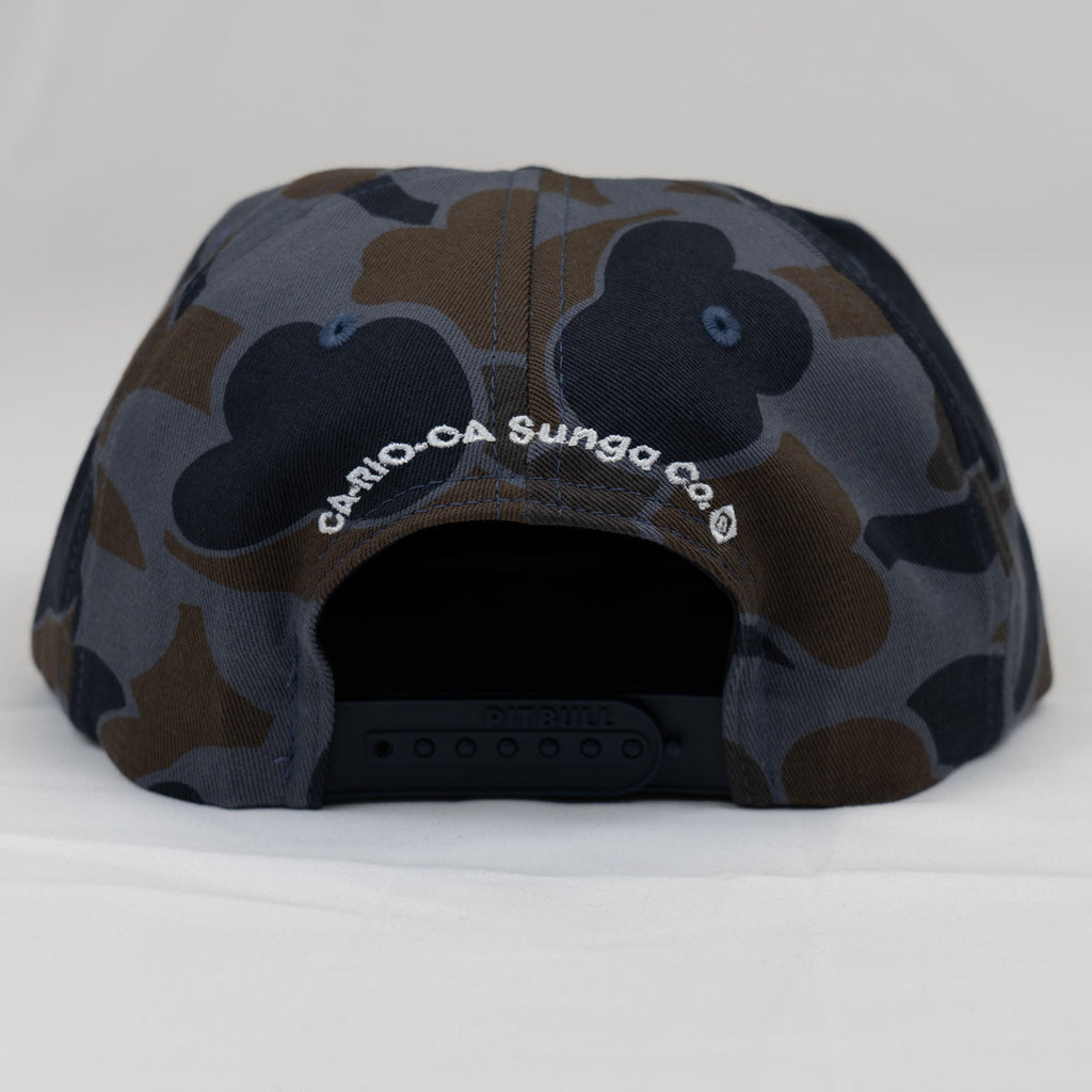 CA-RIO-CA OLD SCHOOL CAMO UNSTRUCTURED ROPE HAT
