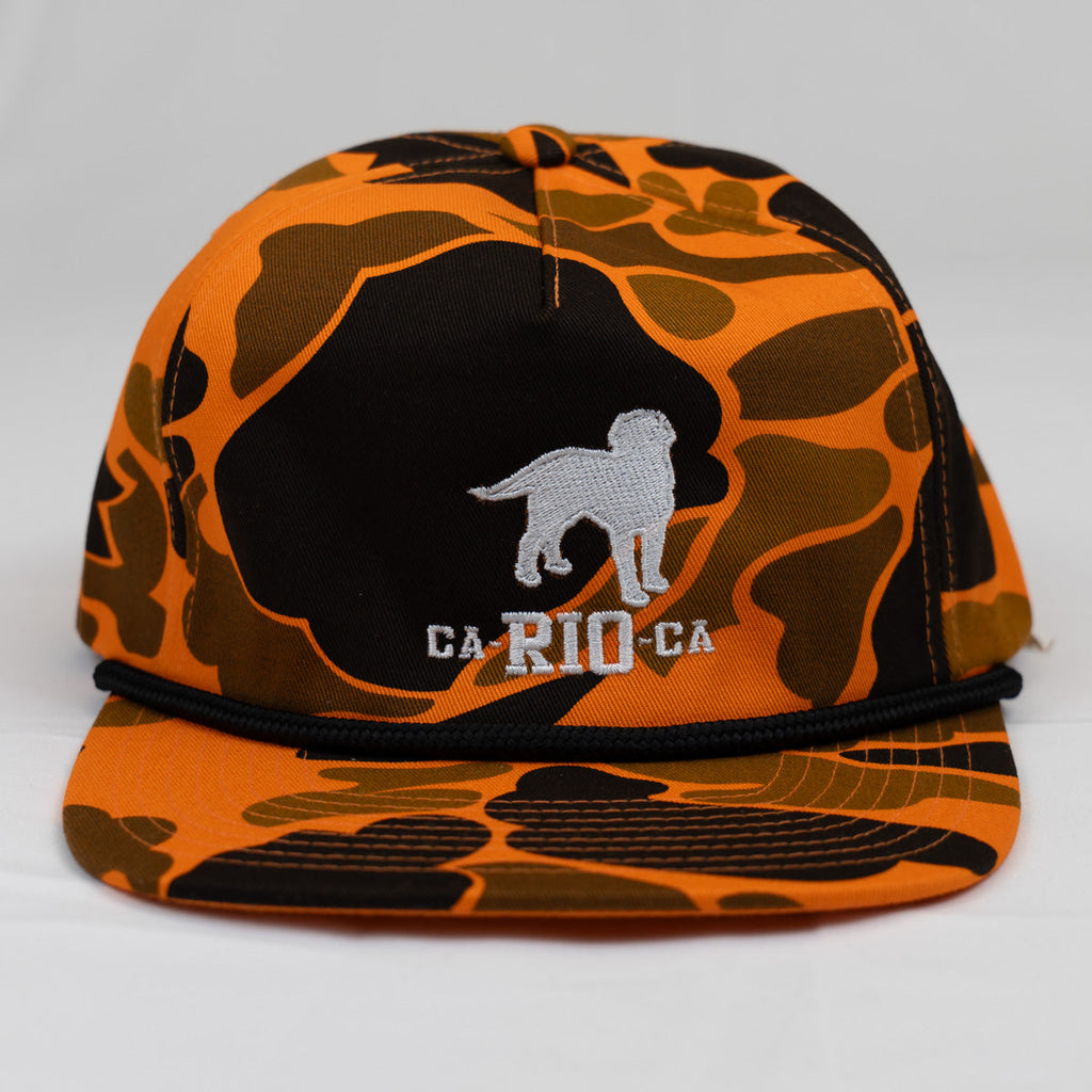 CA-RIO-CA OLD SCHOOL CAMO UNSTRUCTURED ROPE HAT