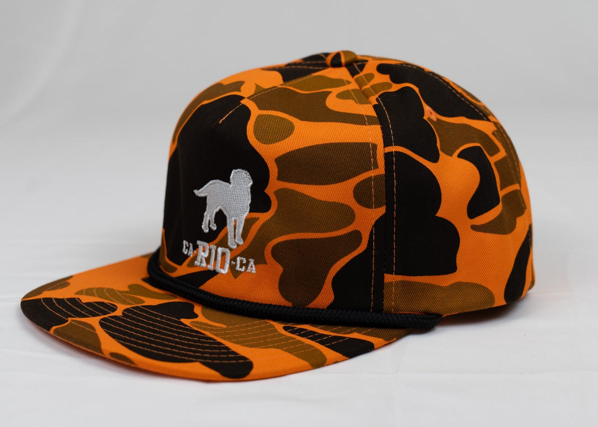 CA-RIO-CA OLD SCHOOL CAMO UNSTRUCTURED ROPE HAT