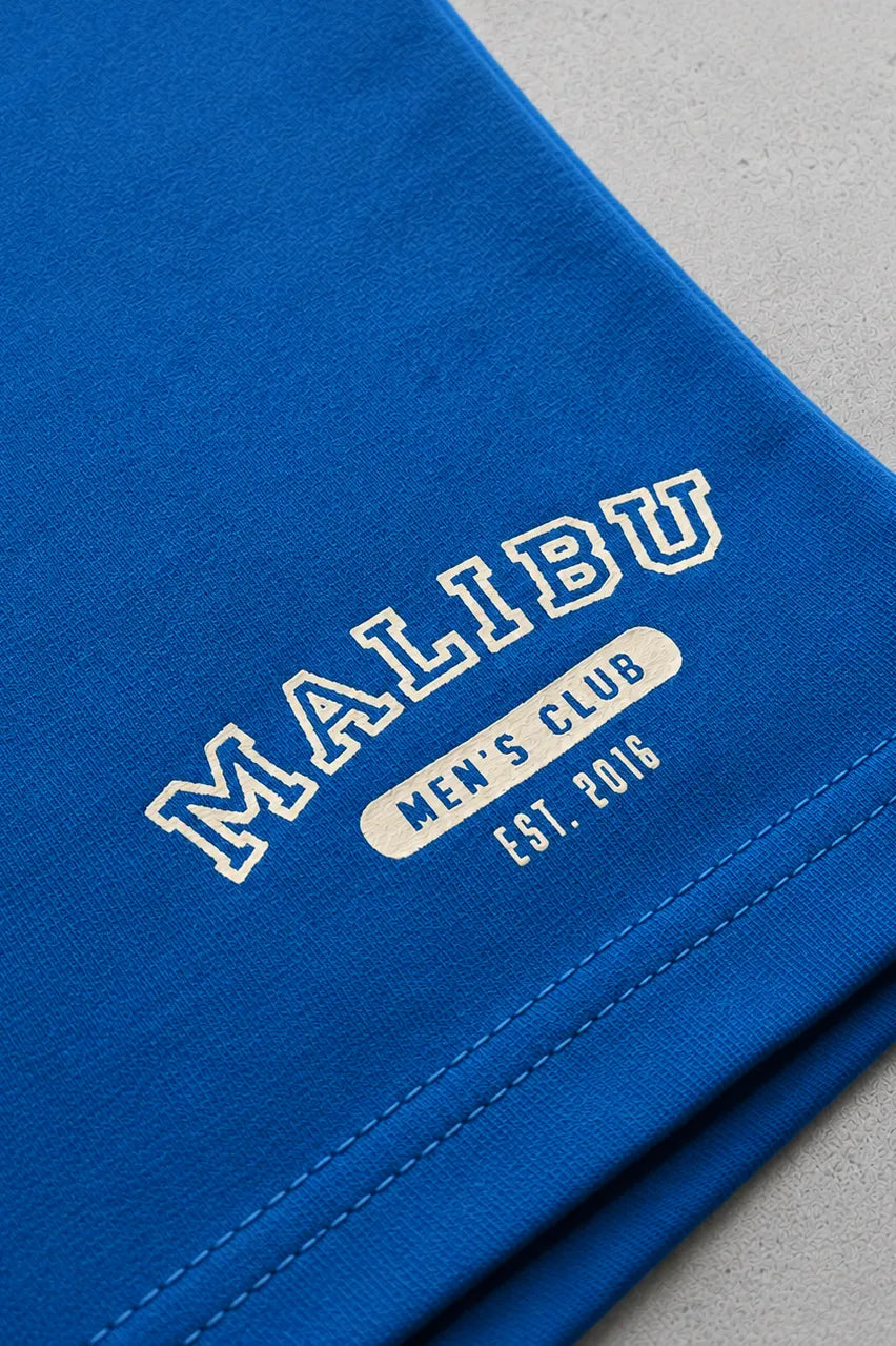 JJ Malibu Men's Peek-A-Boo Varsity 2" Short Shorts  -  Bold Blue