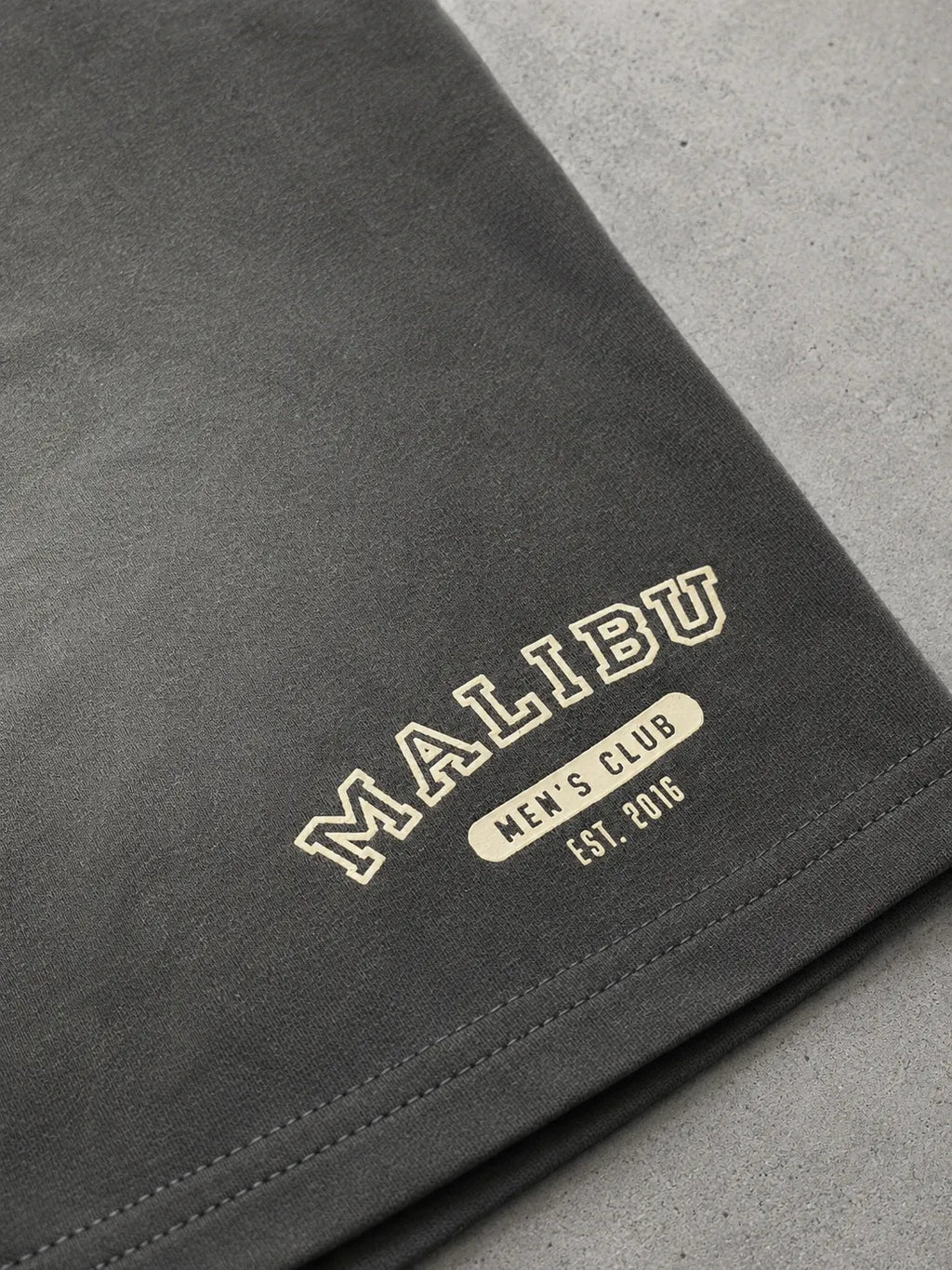 JJ Malibu Men's Peek-A-Boo Varsity 2" Short Shorts  - Brushed MÃ©lange