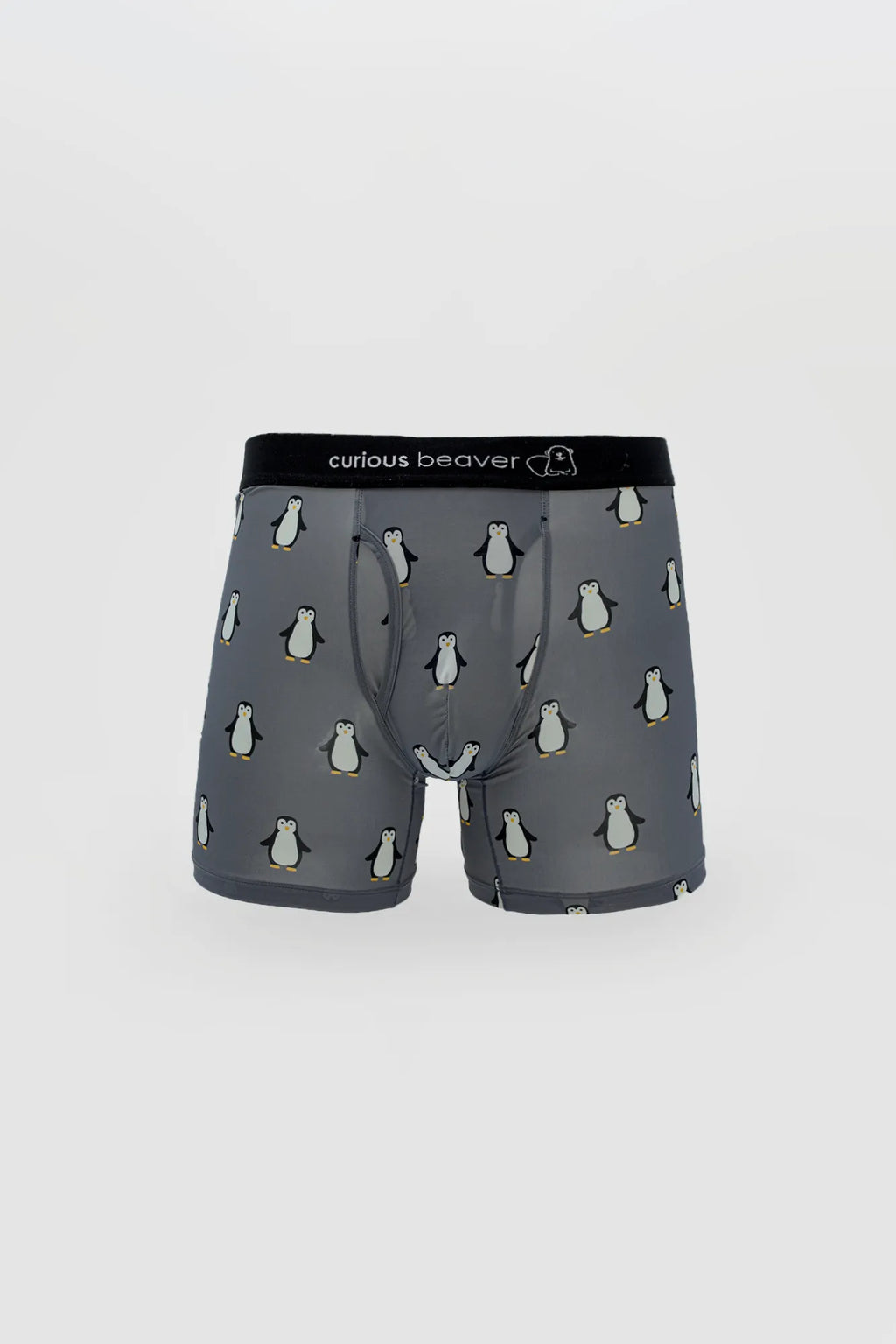 Curious Beaver Men's Boxer Briefs - Penguins