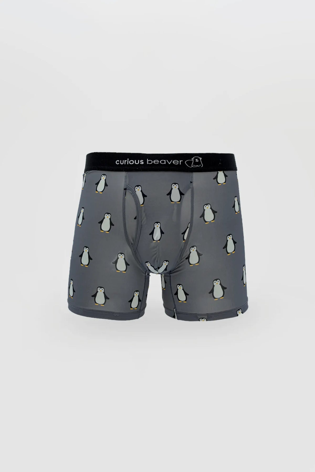 Curious Beaver Men's Boxer Briefs - Penguins
