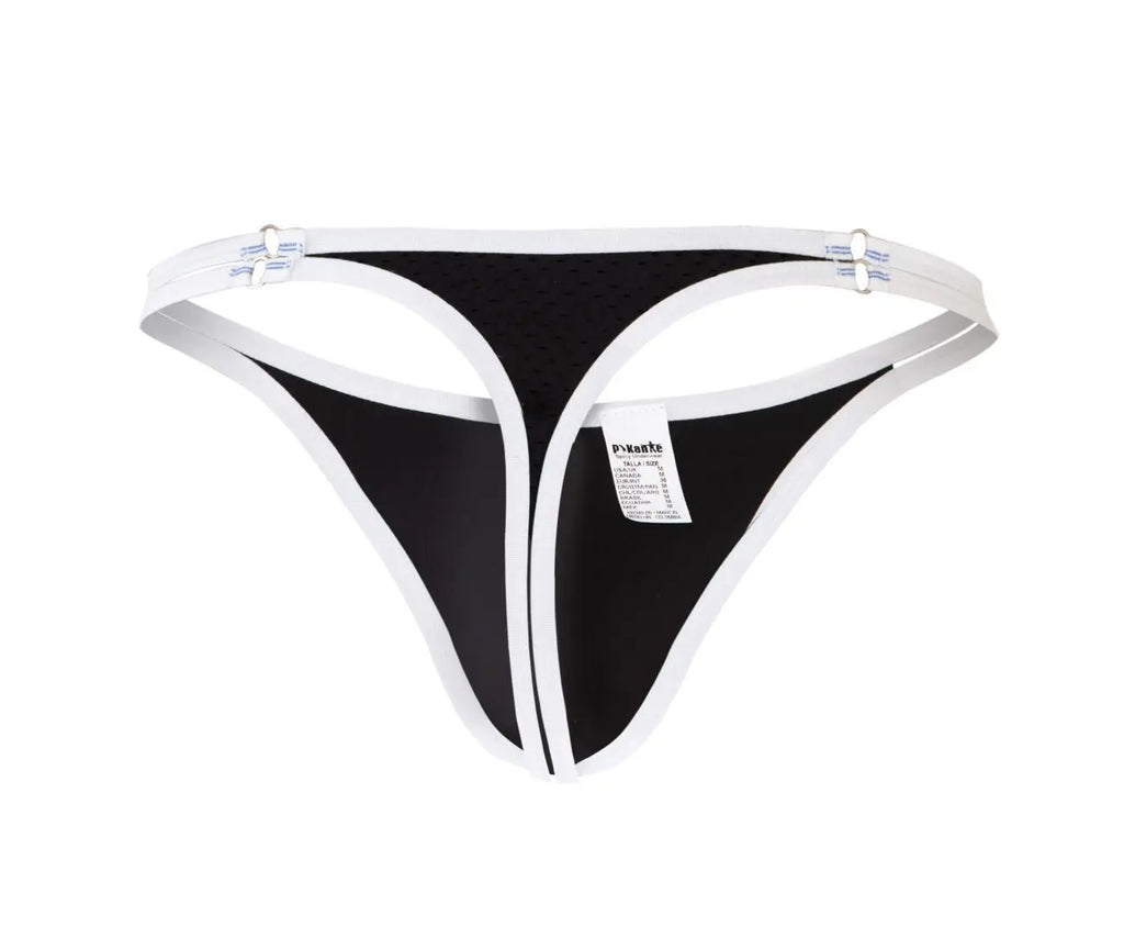 Pikante Men's Underwear PIK 0983 Novo Thongs Color Black