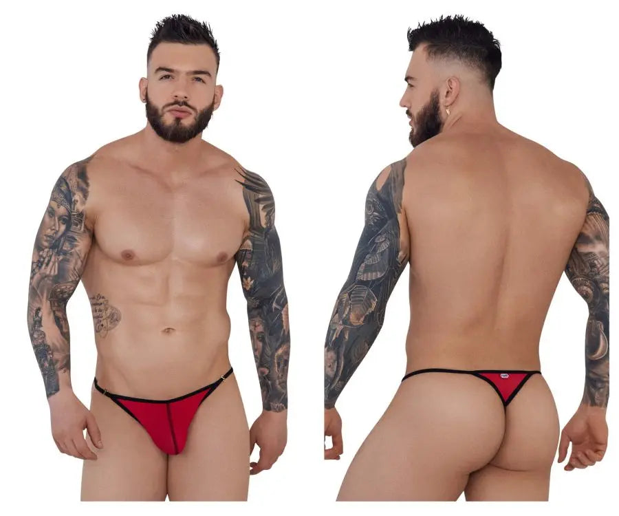 Pikante メンズ下着 PIK 1279 Sonar Thongs 色 レッド