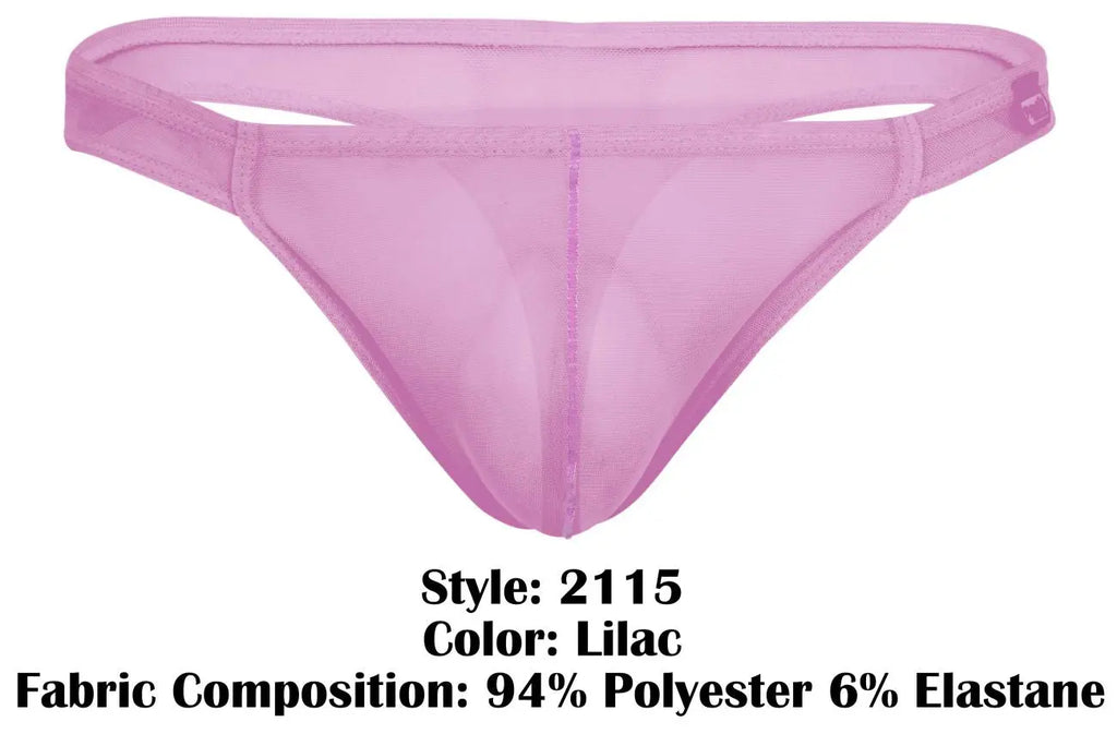 Pikante Men's Underwear PIK 2115 Amusing Thongs Color Lilac Mesh