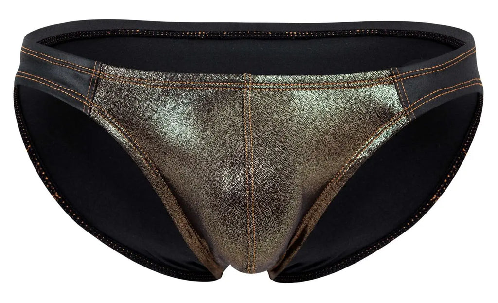 Pikante Men's Underwear PIK 2121 Gold Cup Briefs Color Black