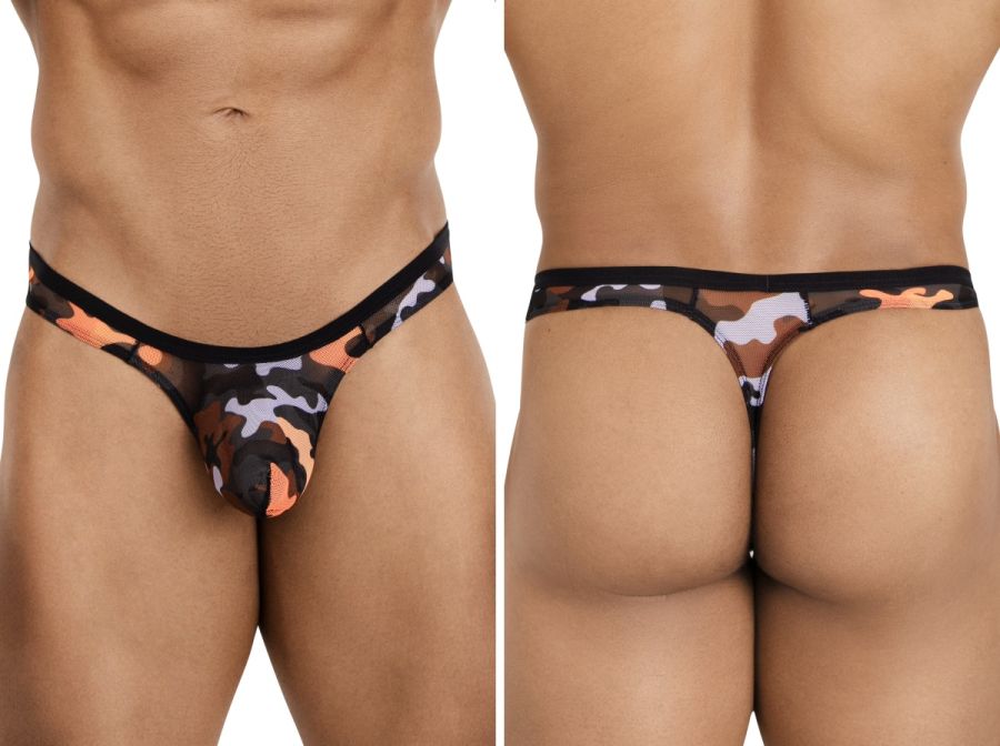 Pikante Men's Underwear PIK 26116 Cam Thongs Color Multi-colored