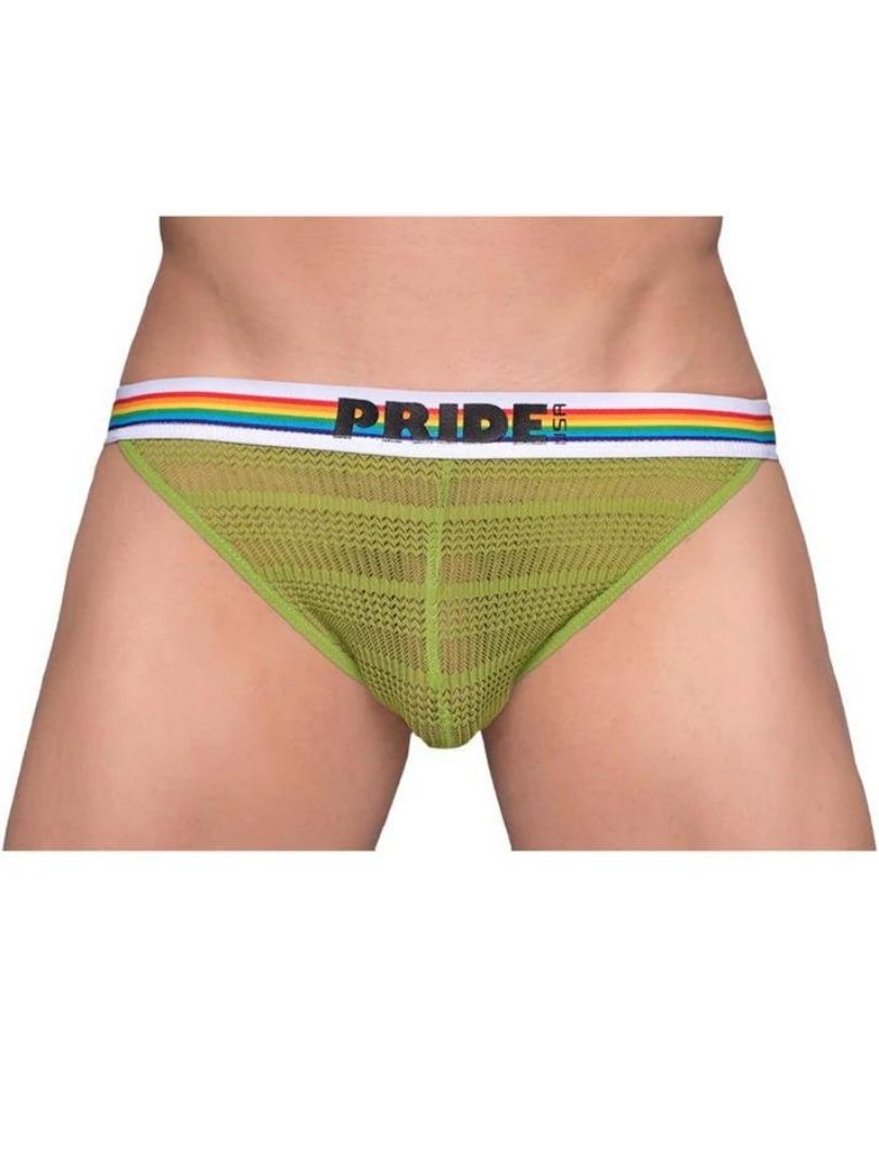 Pride USA Men's Sheer Mesh Archery Jockstrap Open Back Underwear