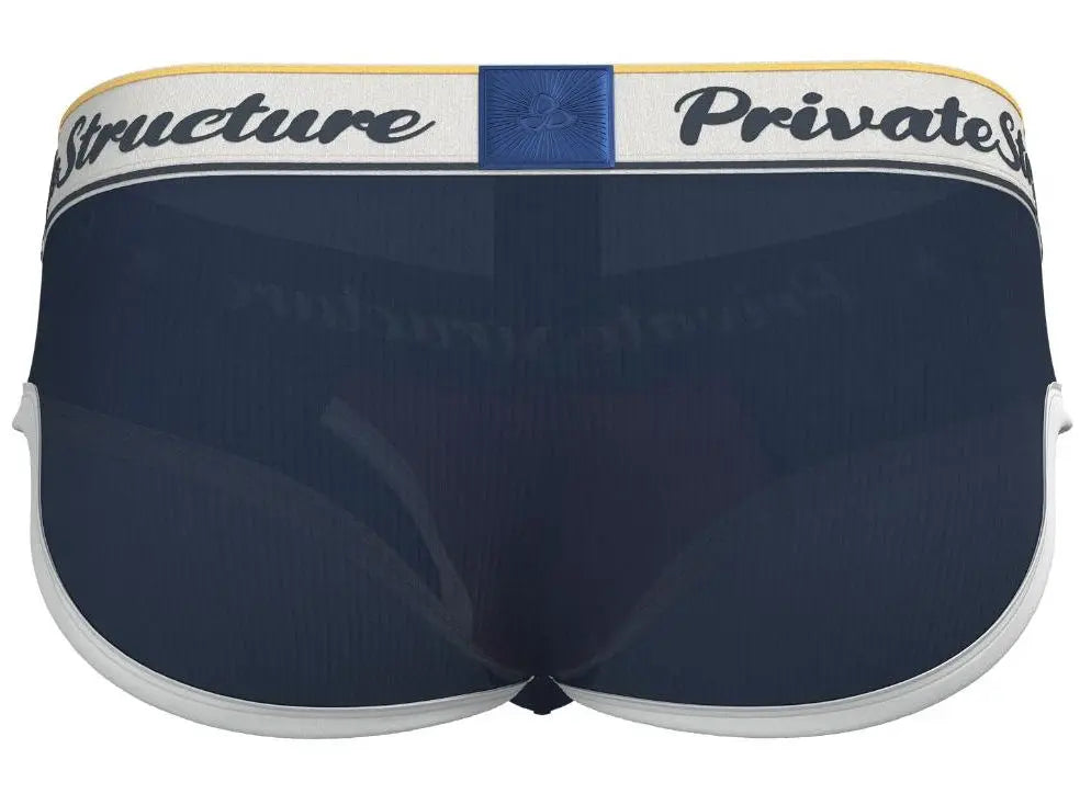 Private Structure メンズアンダーウェア SCUS4529 クラシック ミッドウエストミニブリーフ カラー ネイビー