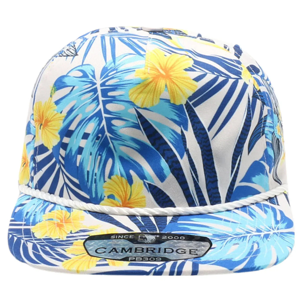 CA-RIO-CA Hawaii Floral Rope Hat in assorted colors