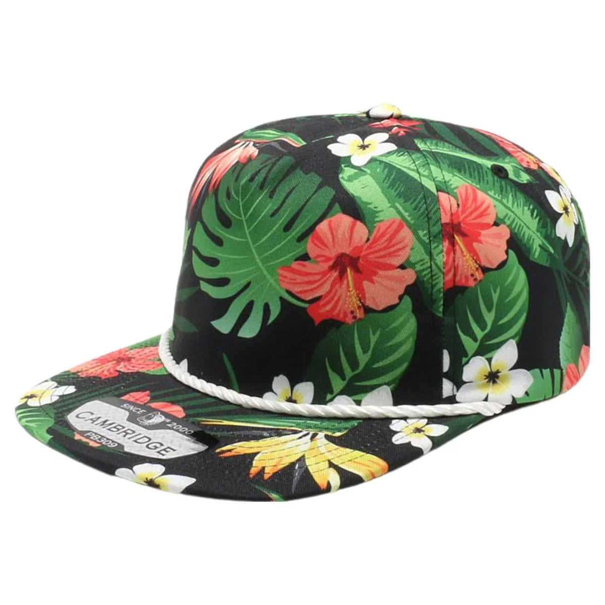 CA-RIO-CA Hawaii Floral Rope Hat in assorted colors