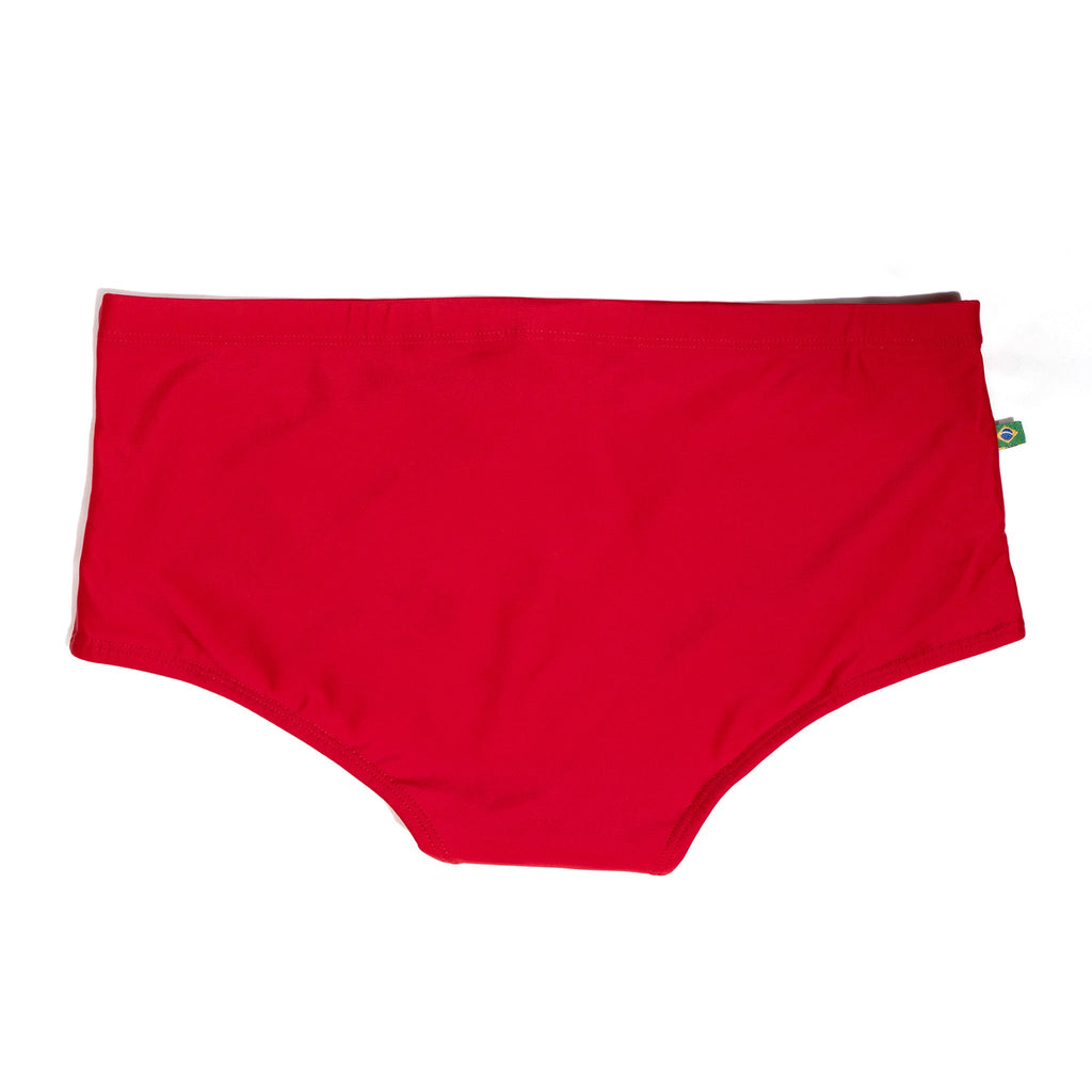 CA-RIO-CA Traditional Square Solids Cut Sunga - Male Bathing Suit