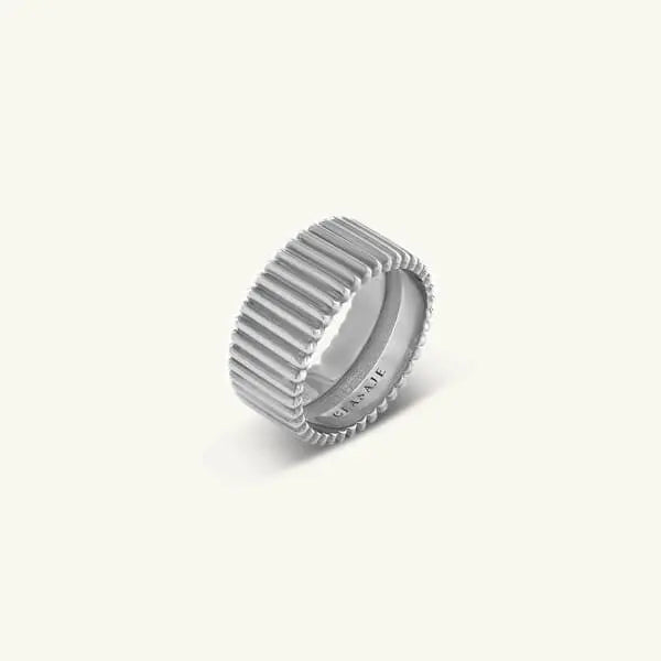 Baxter Ribbed Ring | Sterling Silver