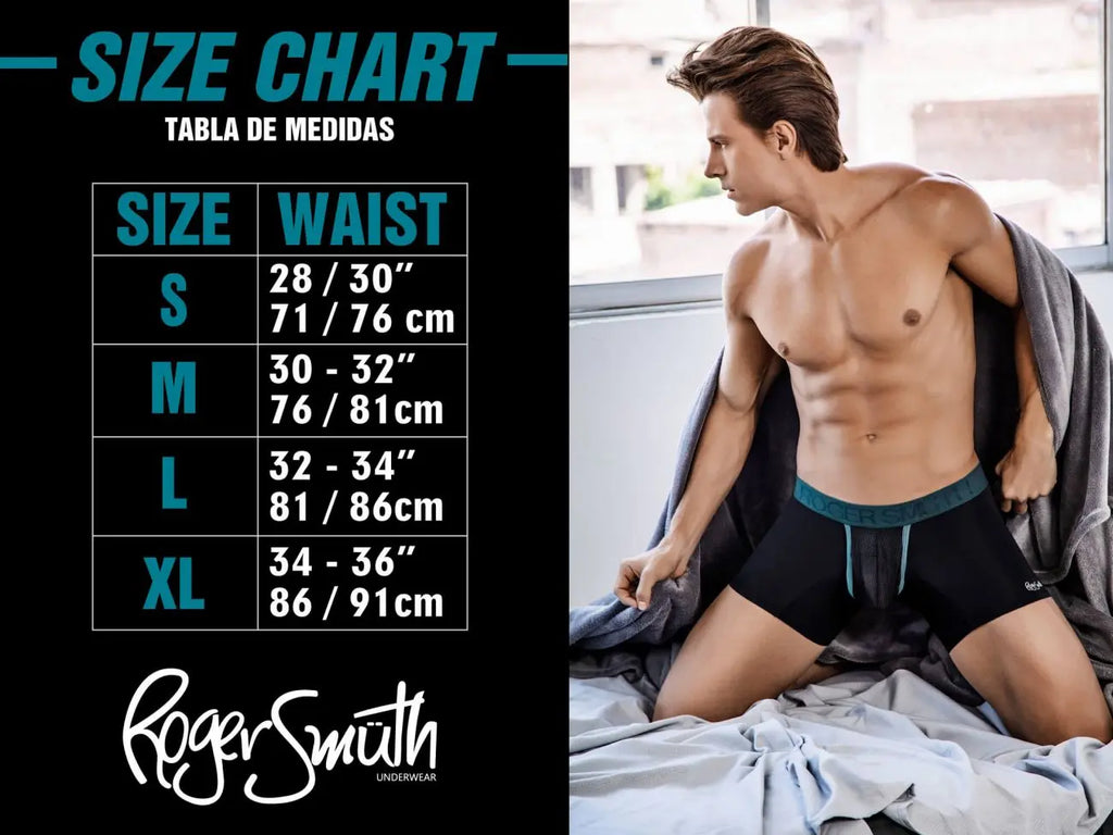 Roger Smuth RS072 メンズ下着トランクス カラー:ホワイト